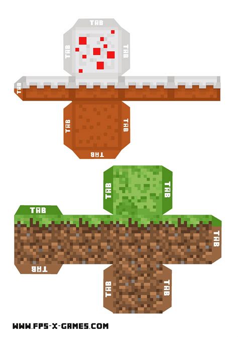 When printing the Creeper templates be sure to check the settings so that the templates fit the printable page. . Minecraft papercraft printouts